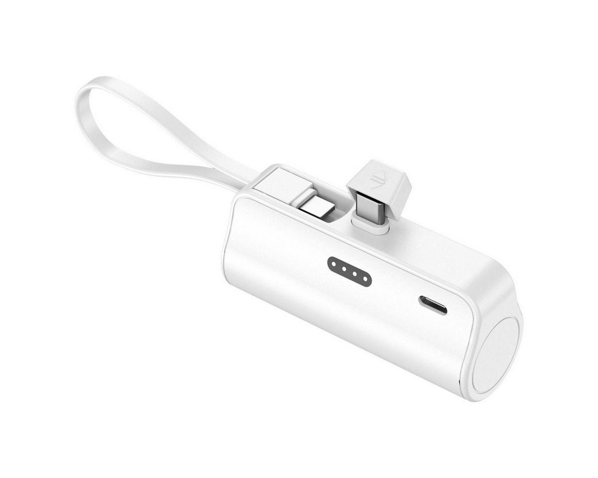 AeroAxis 2 in 1 5000mAh Powerbank Tragbar Ladegerät Externer Akku für Handy Powerbank 5000 mAh, Kompakt & Leicht, Ideal für Reisen,Outdoor Bild 4
