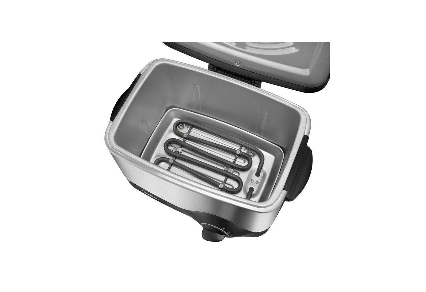 Unold Fritteuse Kompakt, 1200 W, Edelstahl, Cool-Touch, abnehmbarer Deckel mit Aktivkohlefilter Bild 4