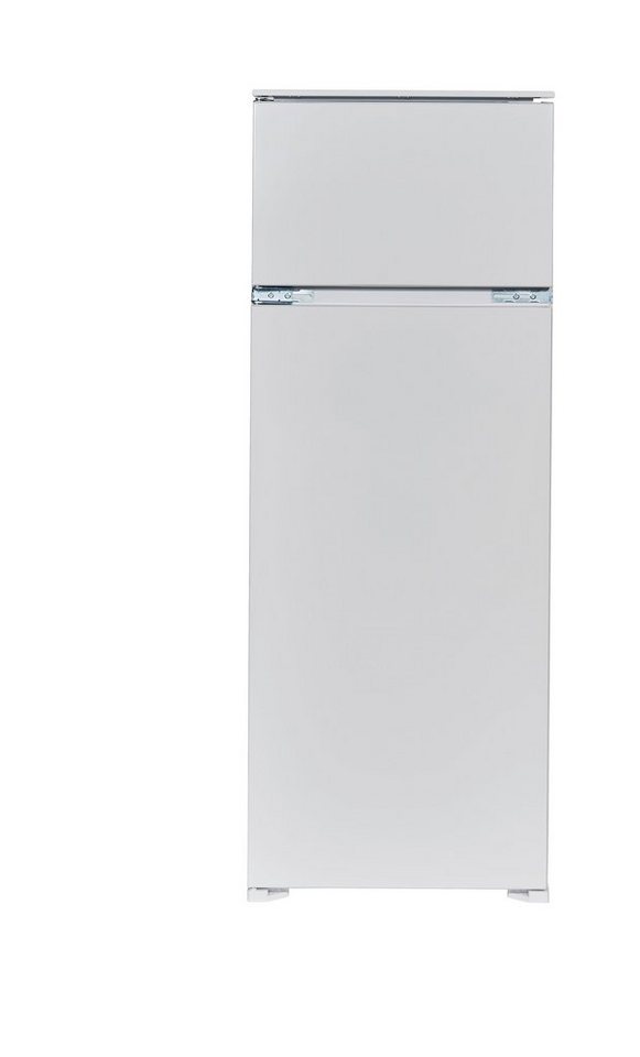 YUNA Einbaukühlschrank Fedora EKG225E, 145 cm hoch, 54 cm breit, Schlepptür wechselbarer Türanschlag Gefrierkombi LED Beleuchtung