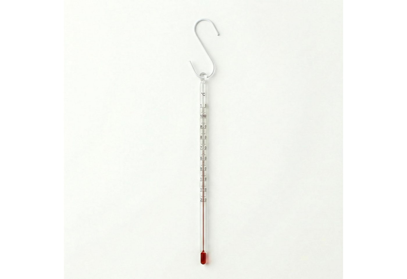 Lantelme Kochthermometer Glas Thermometer -20 bis 110°C 30cm zum Einkochen Wasserthermometer, 1-tlg., Glasthermometer universal einsetzbar, Allgebrauchsthermometer in Küche zum Kochen, für Milch und Tee