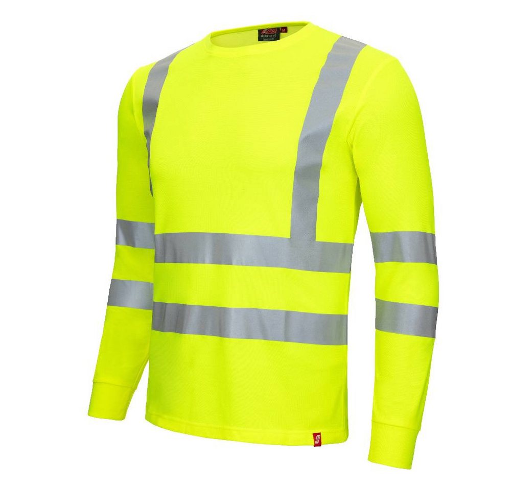Nitras Warnschutz-Shirt Warnschutz Langarmshirt Kl. 3 "MOTION TEX VIZ" UV-Schutz