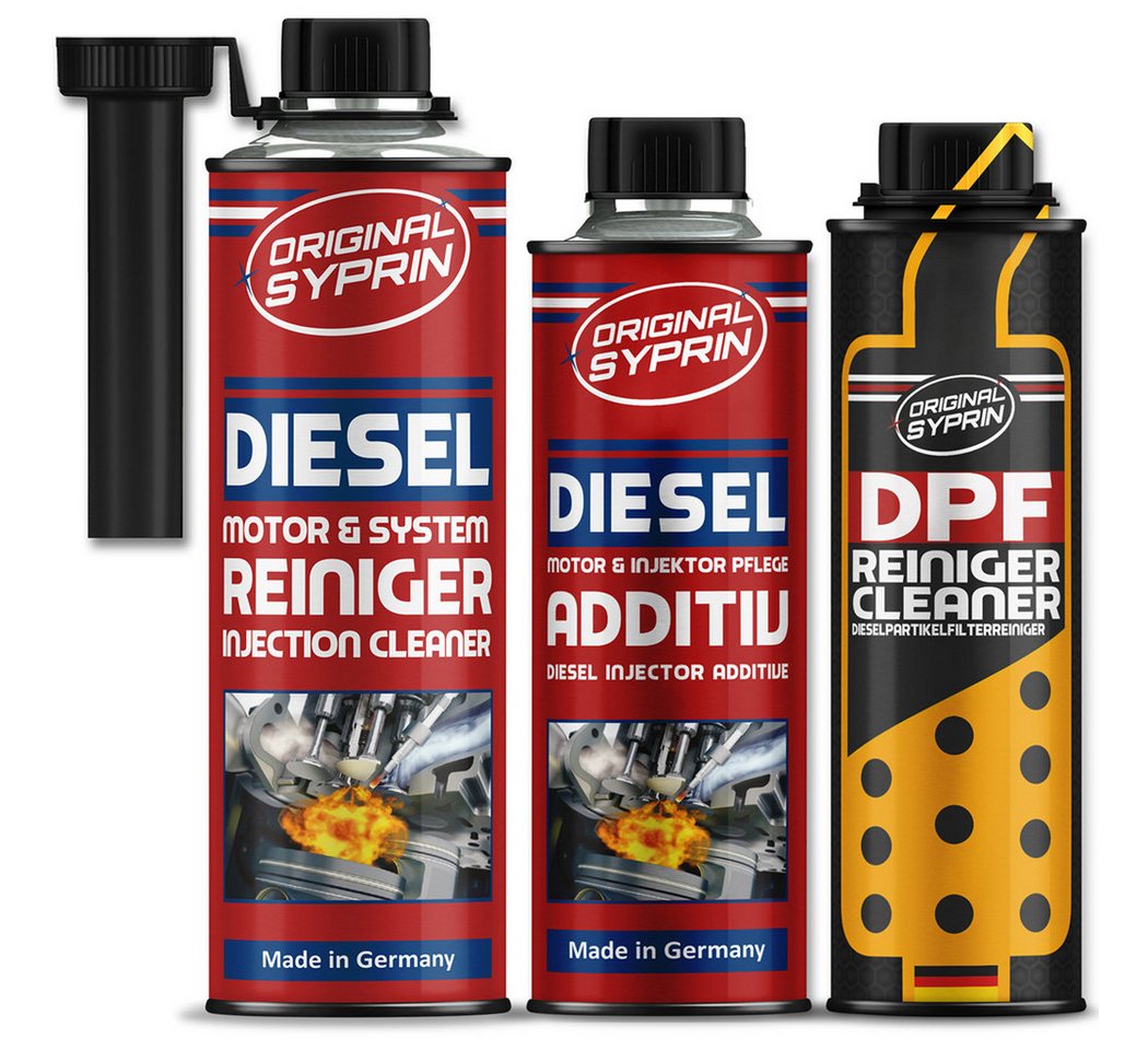 Original Syprin Diesel-Additiv Diesel Reiniger Additiv und DPF Reiniger set, 1.050 l, (DPF Set, 1-St., Diesel Reiniger Additiv und DPF Reiniger) DPF- & Dieselpflege-Set, Reinigt Kraftstoff- und Abgassystem Bild 5