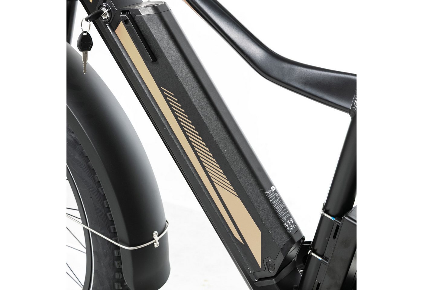 JOBOBIKE E-Bike Mountainbike 26 Zoll, 180km, 80 Nm, Gefederte Sattelstütze, Bremslicht & Blinker, 7 Gang Shimano, Kettenschaltung, Heckmotor, 960 Wh, 4,0 Zoll Fatbike, Robin Pro, Elektrofahrrad für Damen und Herren