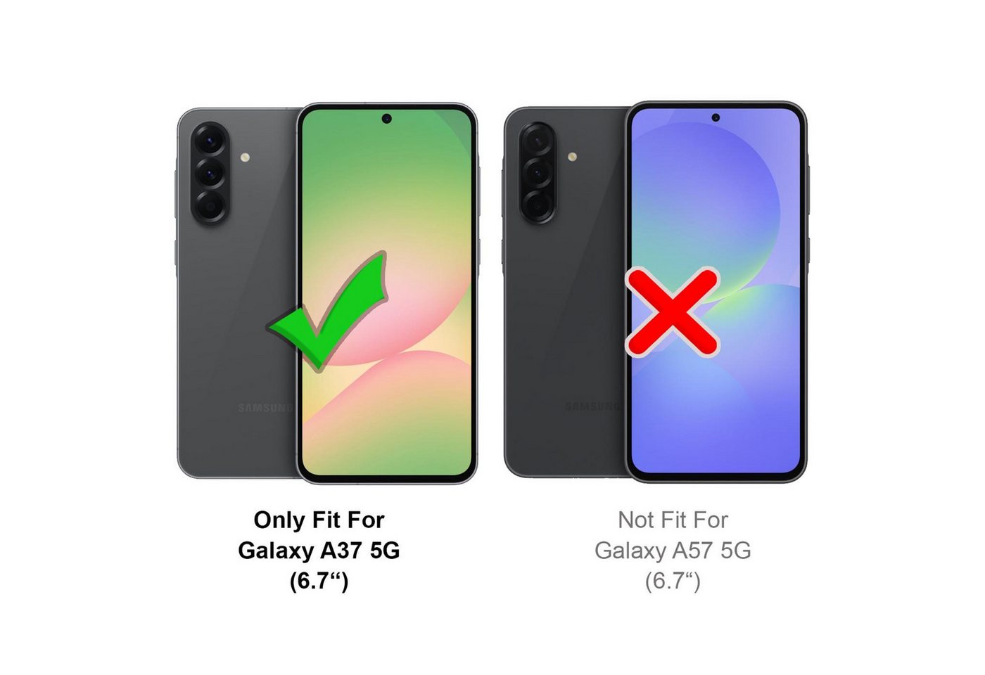 CoolGadget Handykette Handyhülle mit Handyband für Samsung Galaxy A37 5G, Case zum Umhängen Kette Halsband Kordel mit Hülle für Samsung A37 5G Bild 3