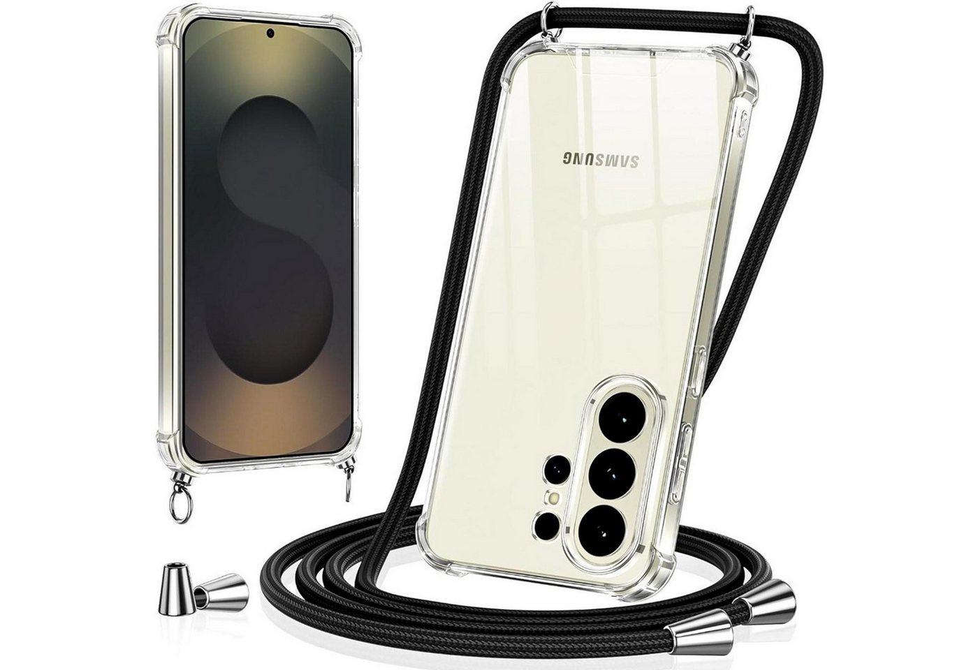 CoolGadget Handykette Handyhülle mit Handyband für Samsung Galaxy A37 5G, Case zum Umhängen Kette Halsband Kordel mit Hülle für Samsung A37 5G Bild 4