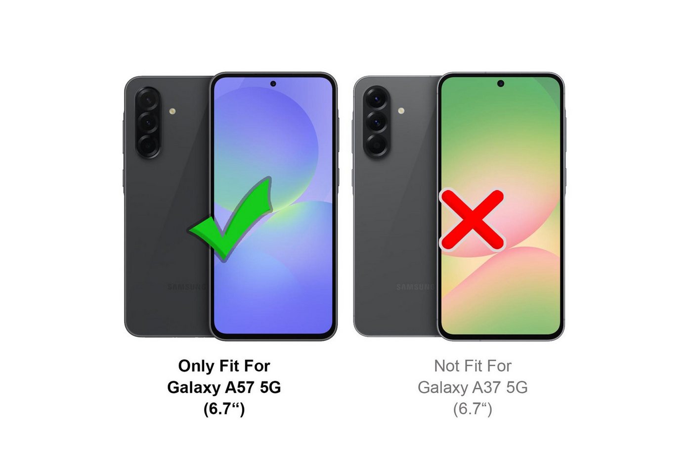 CoolGadget Handykette Handyhülle mit Handyband für Samsung Galaxy A57 5G, Case zum Umhängen Kette Halsband Kordel mit Hülle für Samsung A57 5G Bild 2