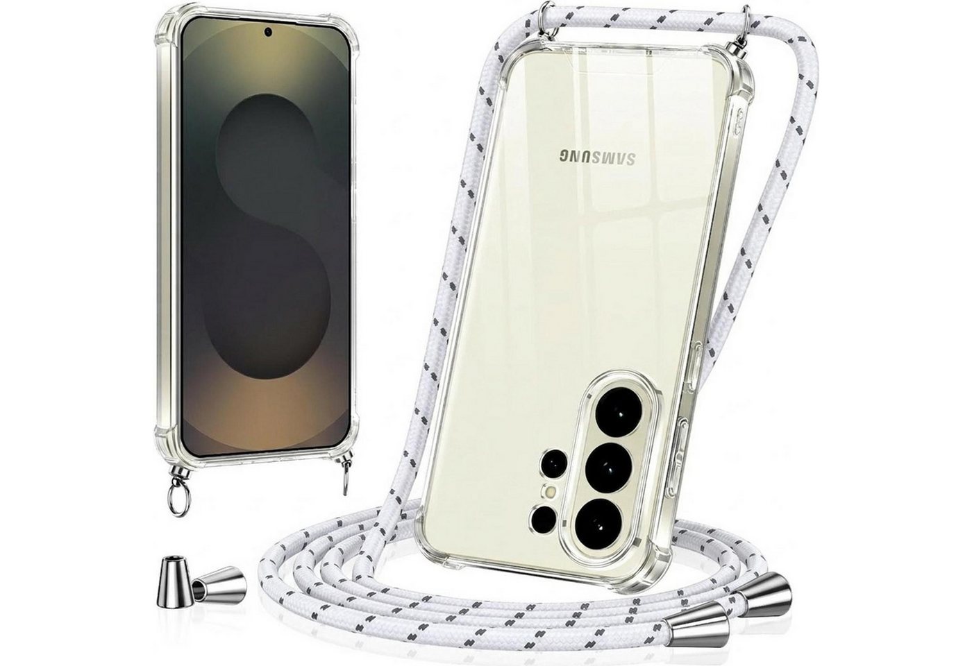 CoolGadget Handykette Handyhülle mit Handyband für Samsung Galaxy S26, Case zum Umhängen Kette Halsband Kordel mit Hülle für Samsung S26 Bild 3