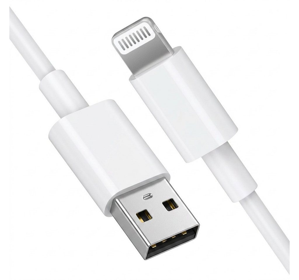 Futurea USB-A auf Lightning Ladekabel für iPhone und Apple Kabel 1m Lightningkabel, USB Typ A, Lightning, USB Typ A, iPhone 14/13/12/11/X/8/7/6, iPad, iPod & AirPods Bild 4
