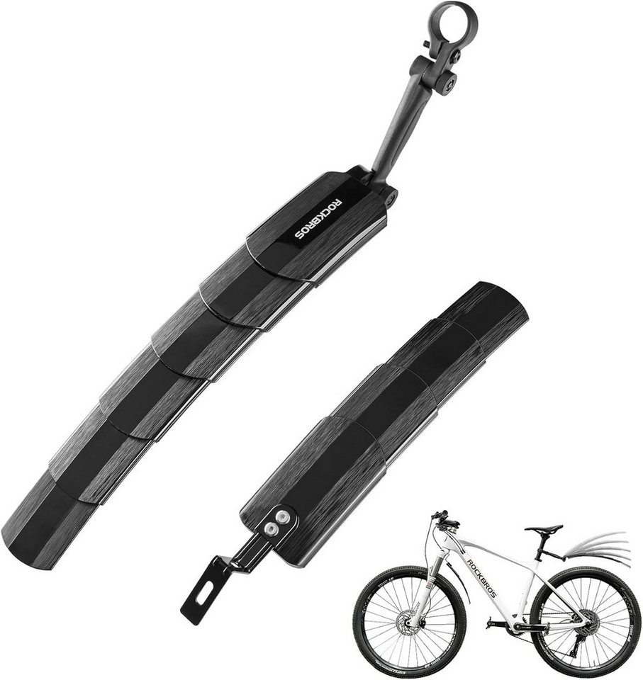 ROCKBROS Schutzblech Verstellbares Fahrrad-Schutzblech Set Vorne & Hinten, universal