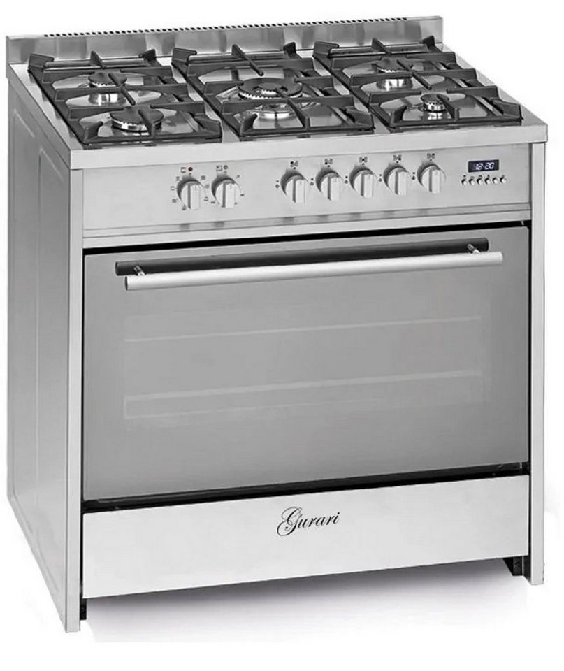GURARI Gas-Standherd GCH E 911 X+ GCH F 461 IS 9/3, mit 1-fach-Teleskopauszug, Gas Elektro Standherd 90 cm/ Range Coocker +Dunstabzugshaube 90 cm Bild 3
