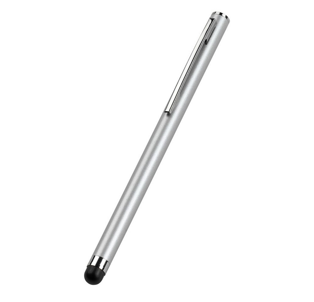 Vivanco Eingabestift Stylus SLIM Eingabestift für kapazitive Displays silber (35570)