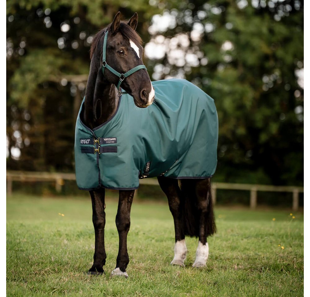 Horseware Pferde-Regendecke Horseware Amigo Ripstop 900D Fleece Lined Original 50g Bild 3
