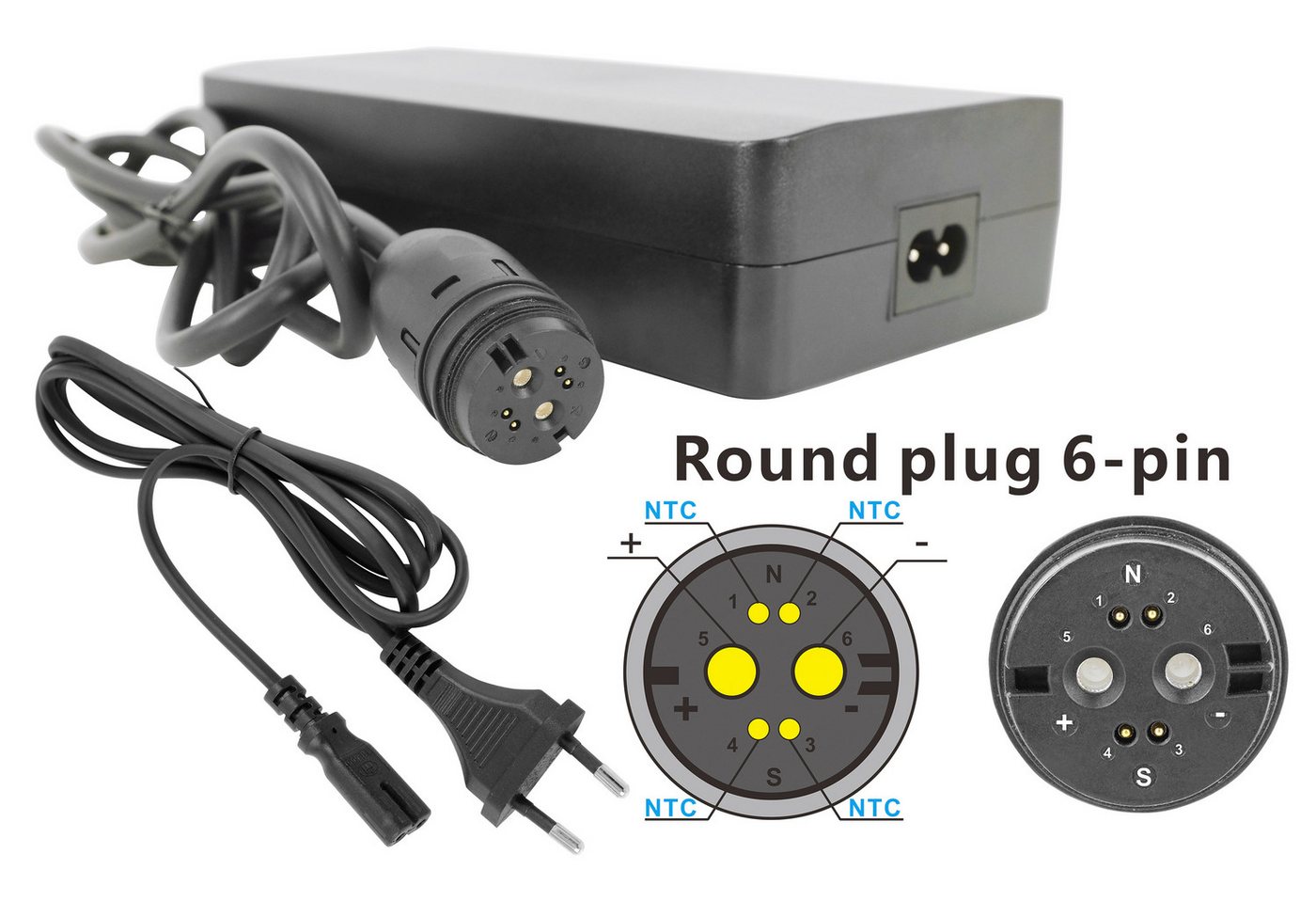 PowerSmart Rosenberger Batterie-Ladegerät (42V 4A für 36170-01 / Shimano Eco / CAN / 17,25Ah) Bild 4