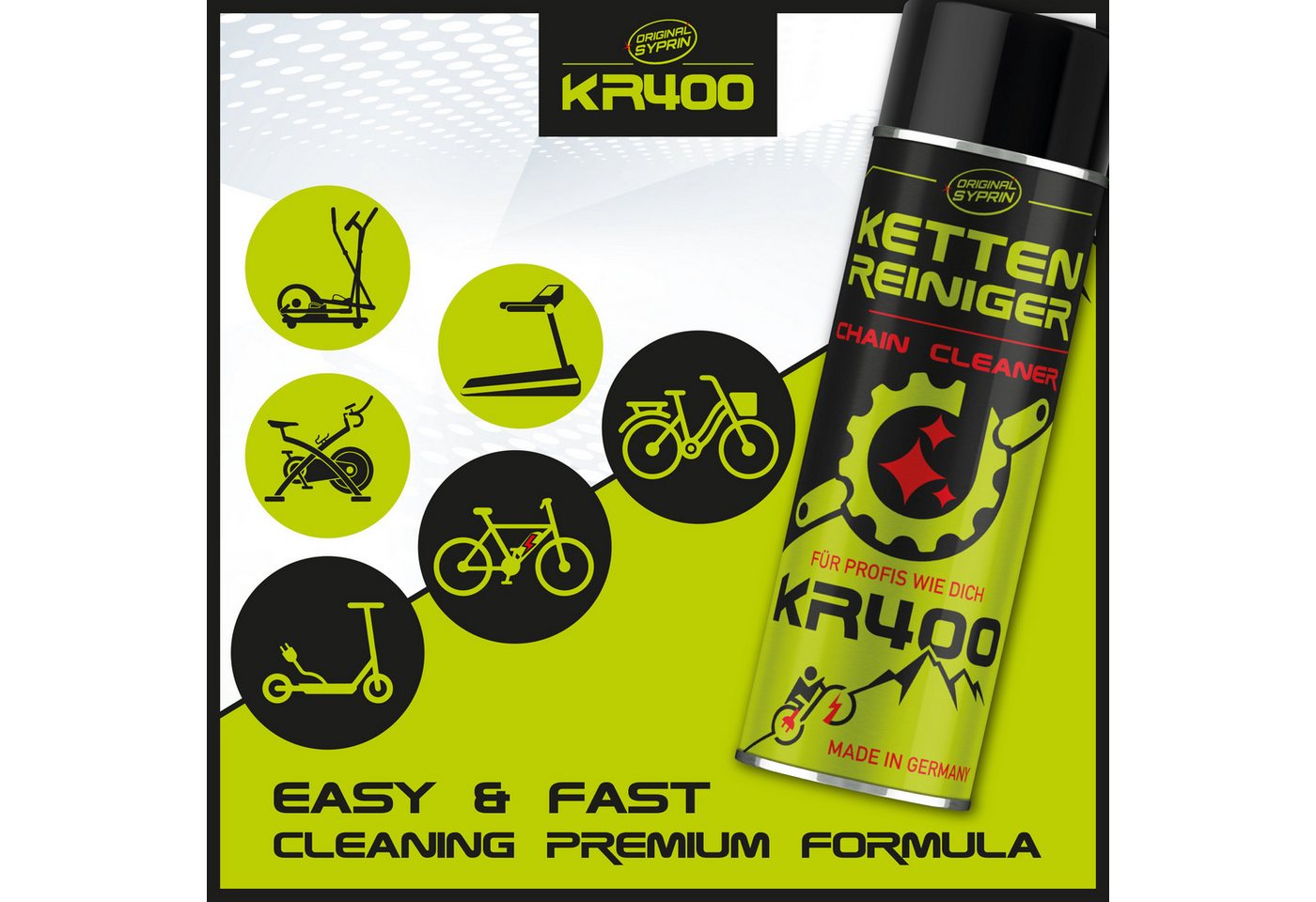 Original Syprin Fahrradketten Reiniger - Extreme Reinigung und Leistung 500 ml (Set, 1-St) Bild 4