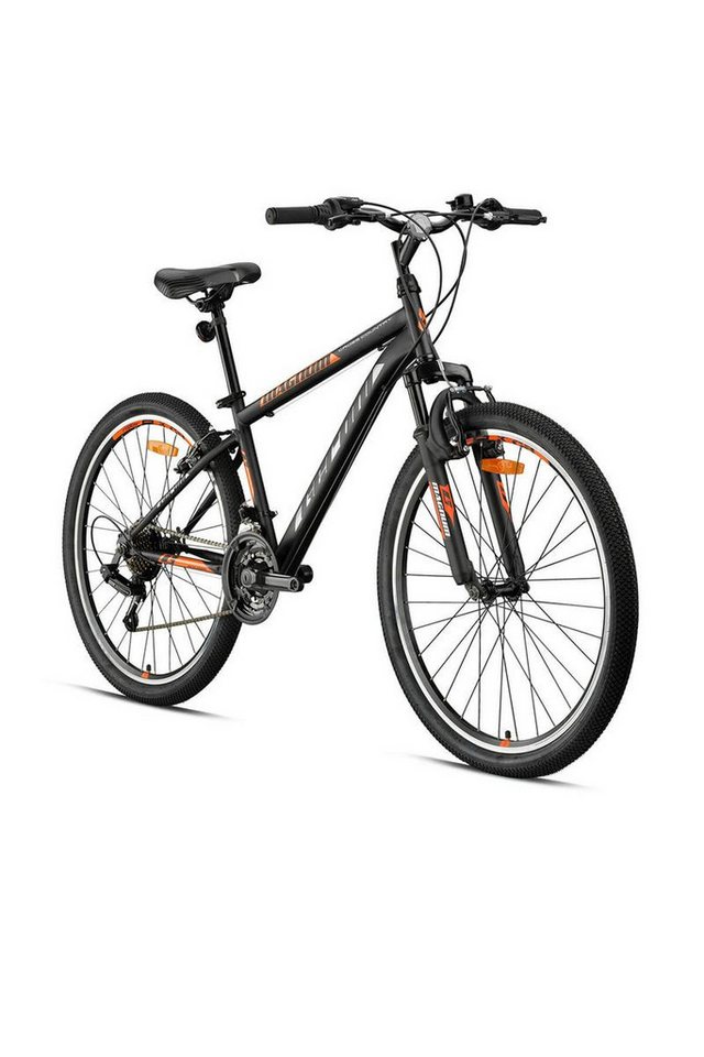 T&Y Trade Mountainbike 24 Zoll Mountainbike Kinder MTB Fahrrad Rad Bike MAGNUM ORANGE GR26066, 21 Gang Shimano, Kettenschaltung, Federgabel, 21 Gänge Bild 2