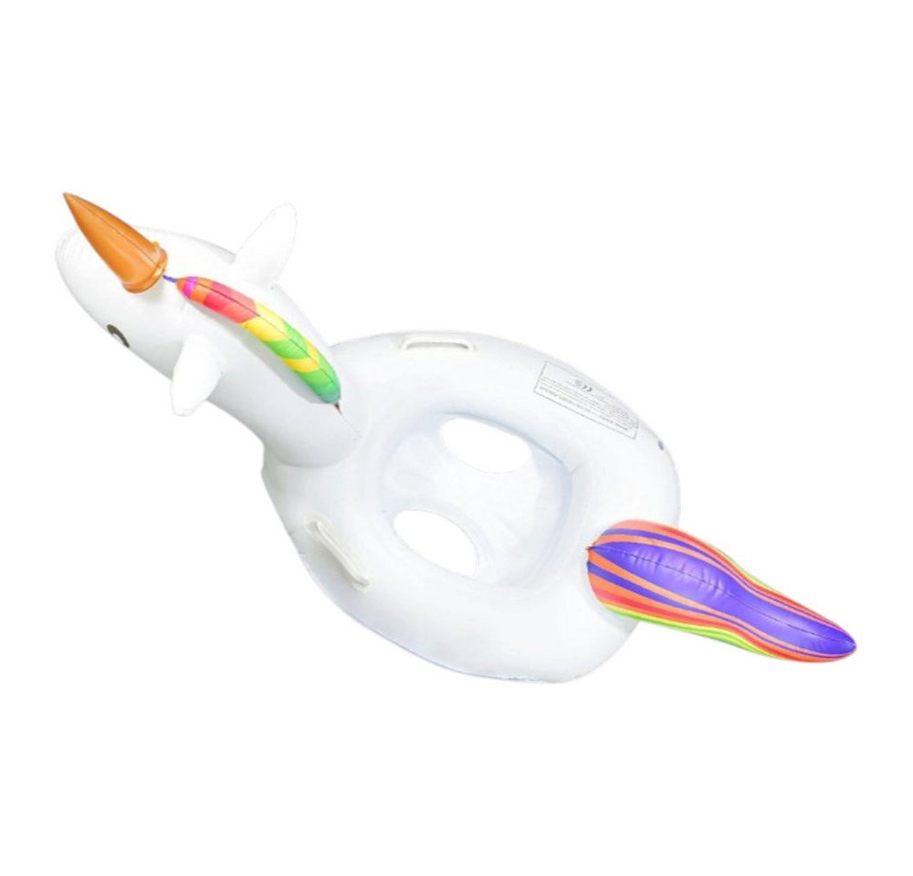 Da Meso Schwimmring Aufblasbarer Einhorn Schwimmring für Babys 60 cm – Babyschwimmring mit Bild 3