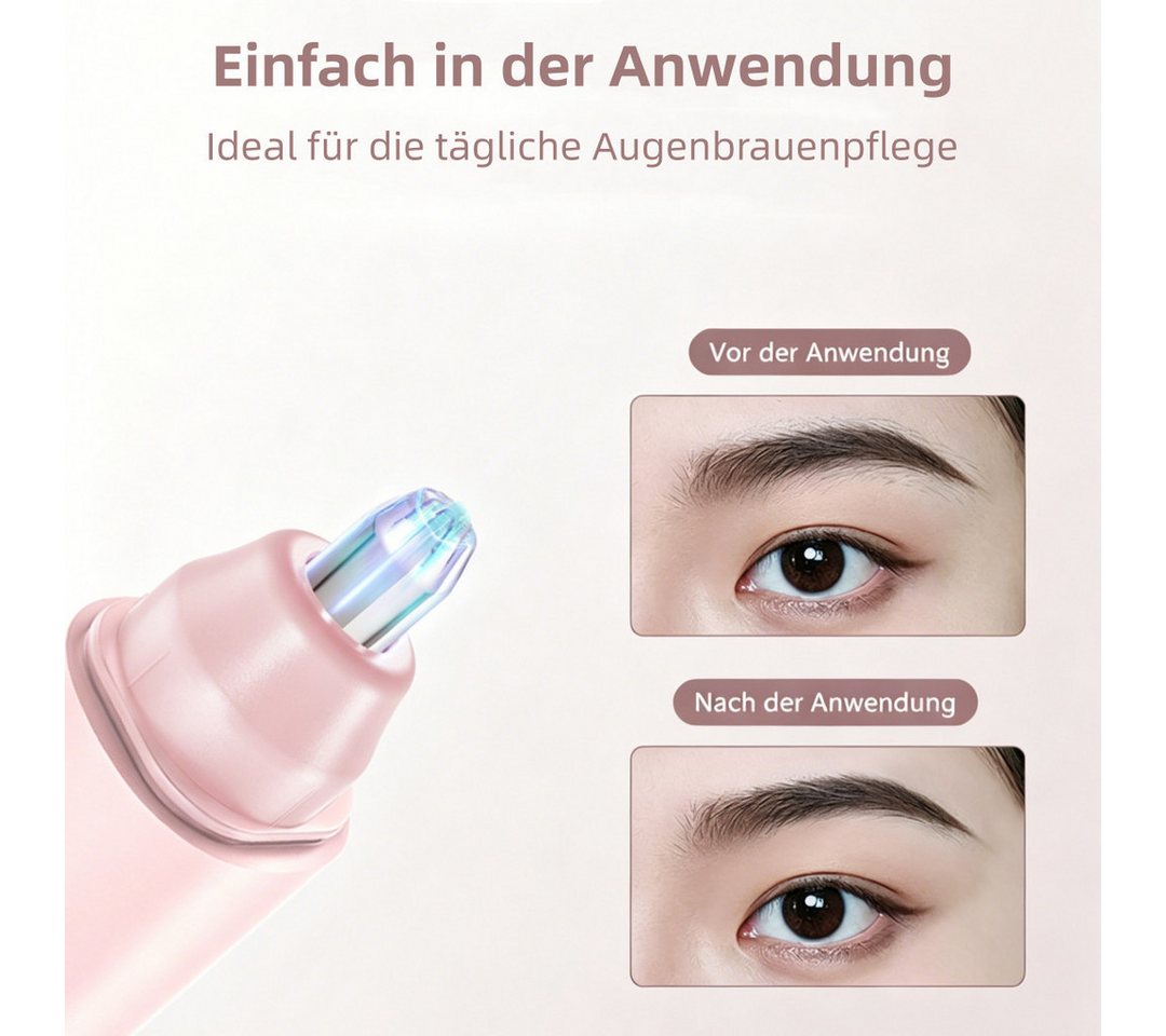 inschimmer Gesichtsepilierer 2-in-1 USB Augenbrauenrasierer Gesichtshaarentferner Epilierer Damen
