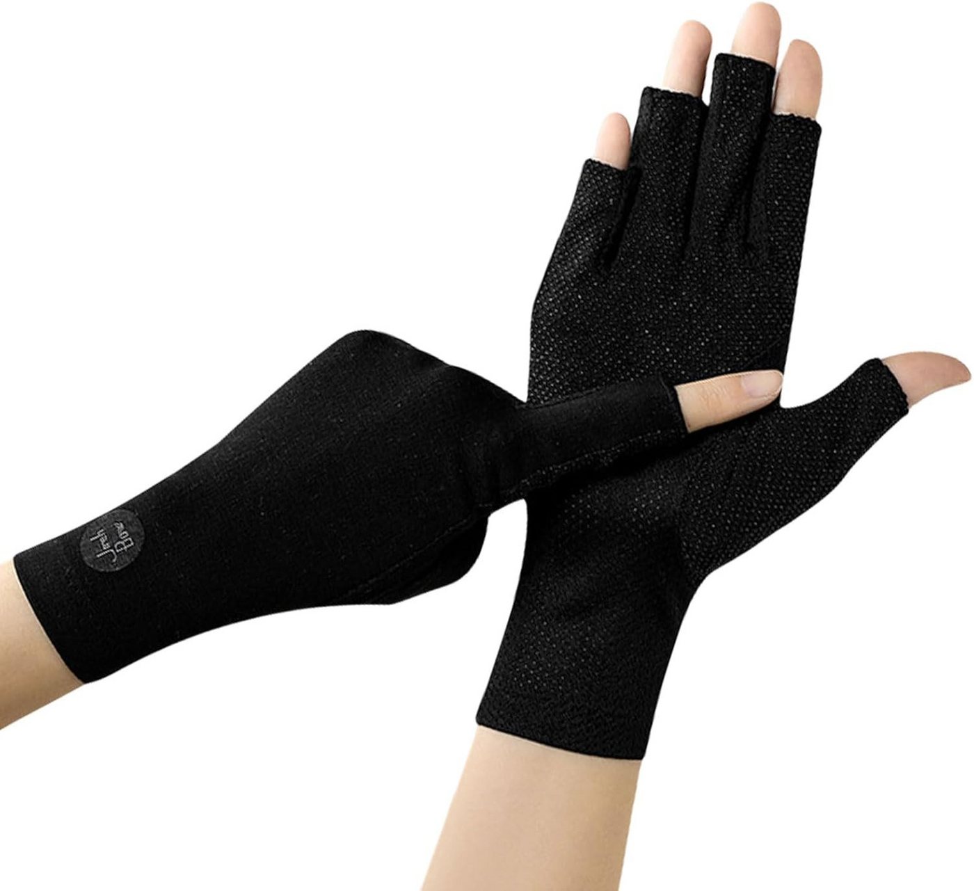 Bwecuy Fahrradhandschuhe UV-Sonnenschutz-Handschuhe für Damen, Eisseide, Touchscreen Bild 5