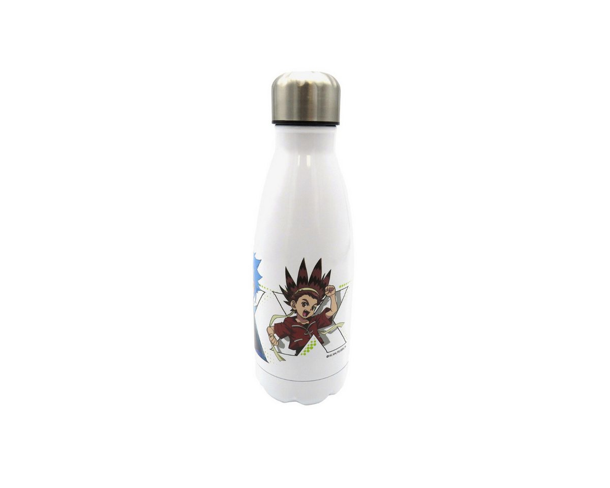 Beyblade Trinkflasche Edelstahl 550 ml Weiß Flasche Schule Sport Reise Bild 4