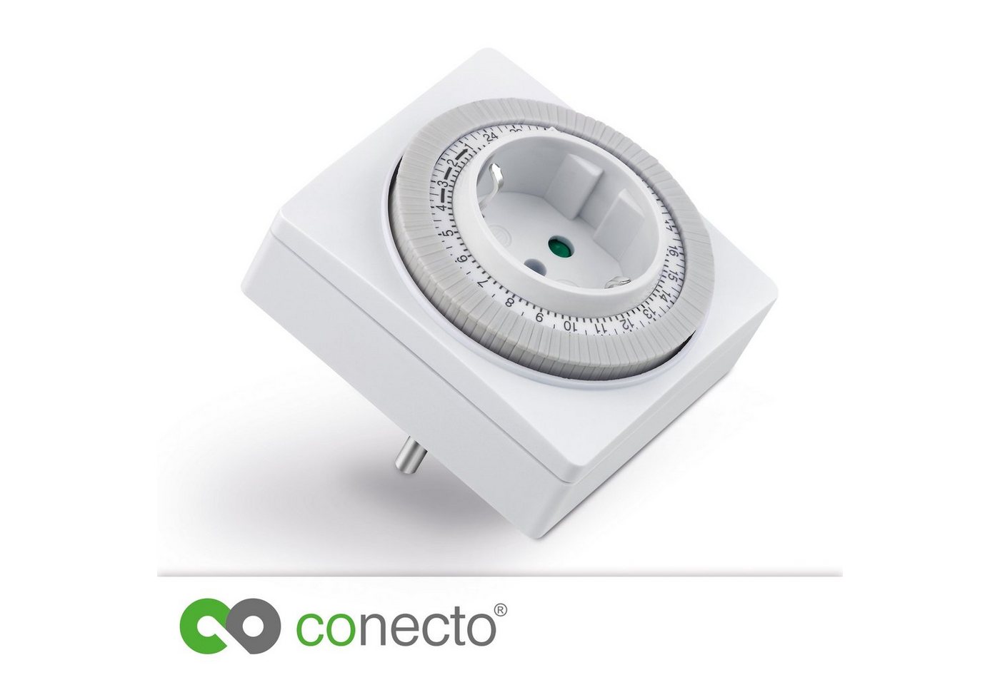 conecto Zeitschaltuhr conecto Mechanische Zeitschaltuhr, IP20, 3500 Watt, weiß Bild 4