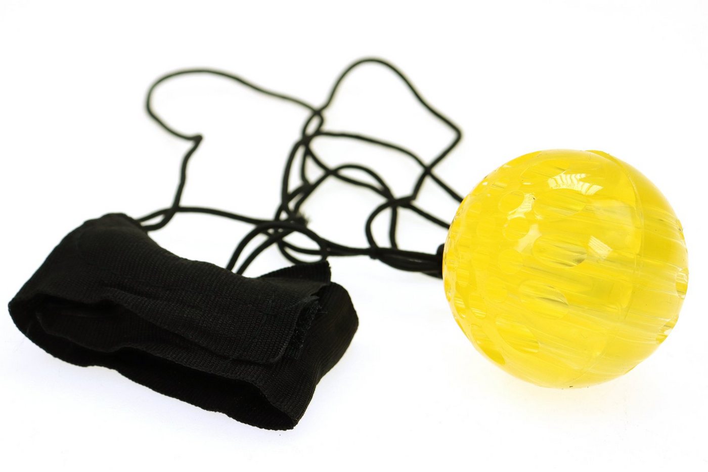 Spielball 6er Set Springball/Returnball/Flummi "Neon" Armband&Schnur Ø5,5cm blinkt und leuchtet (6-St) Bild 5