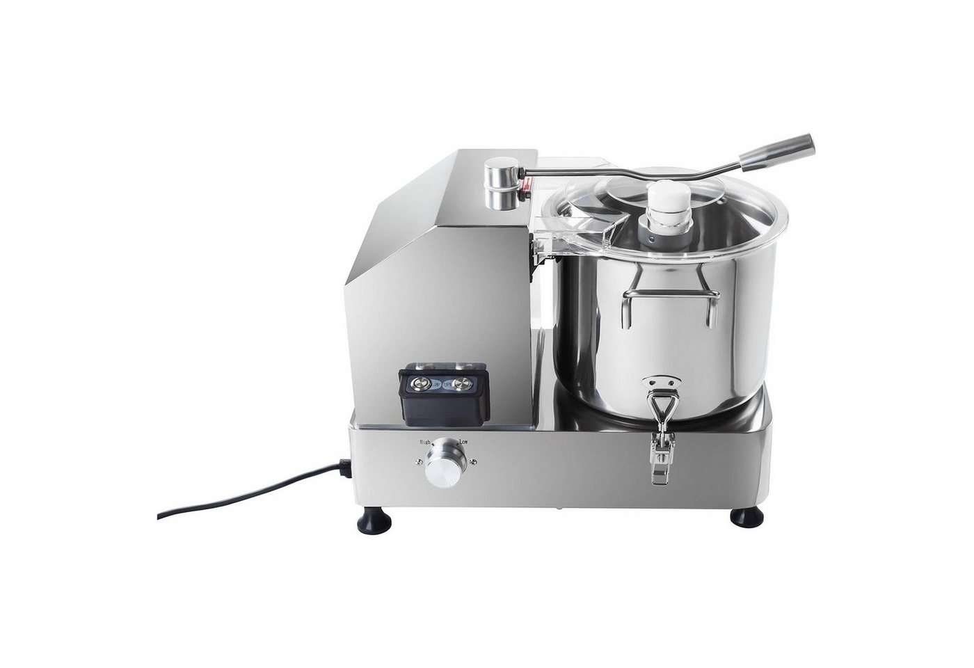 Royal Catering Zerkleinerer Tischkutter 12L Küchenkutter Edelstahl Gastro Gemüseschneider Profi, 2000 W