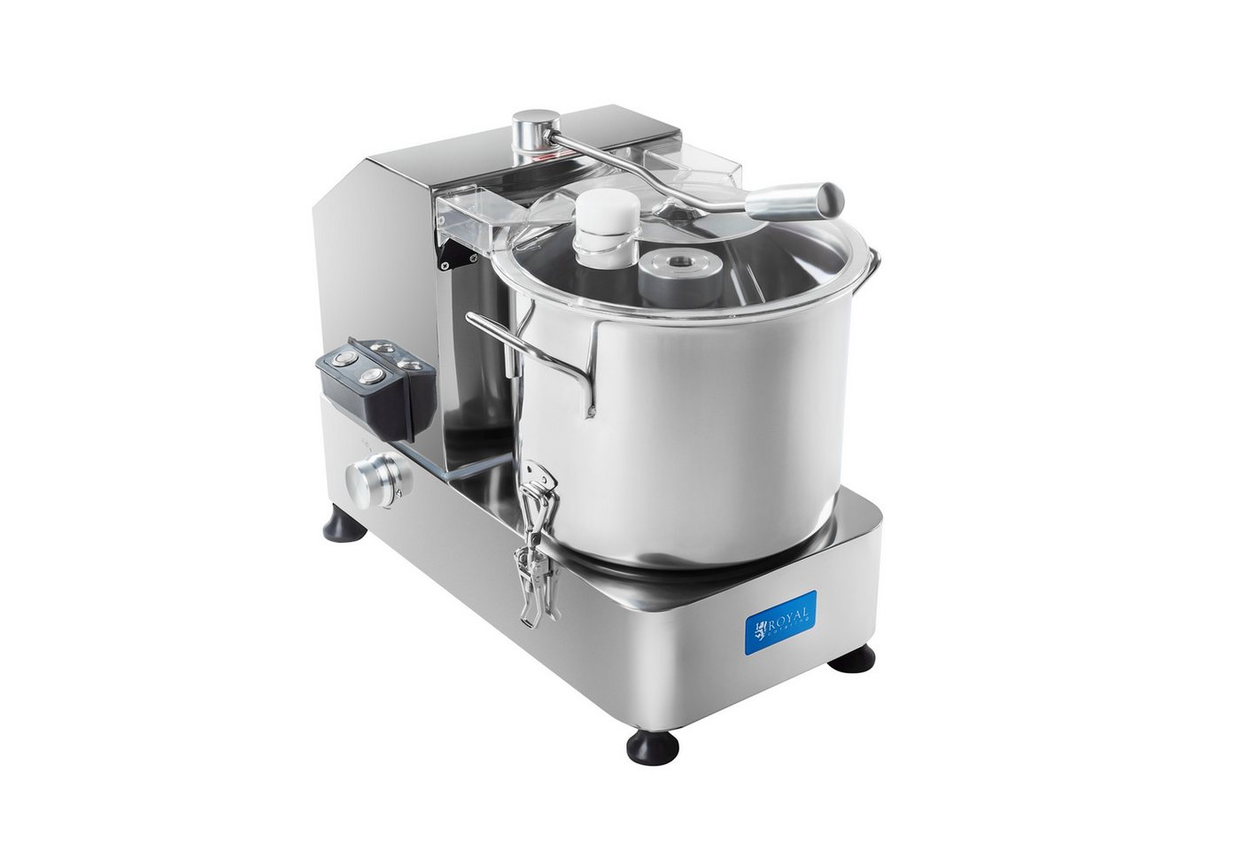 Royal Catering Zerkleinerer Tischkutter 12L Küchenkutter Edelstahl Gastro Gemüseschneider Profi, 2000 W Bild 2