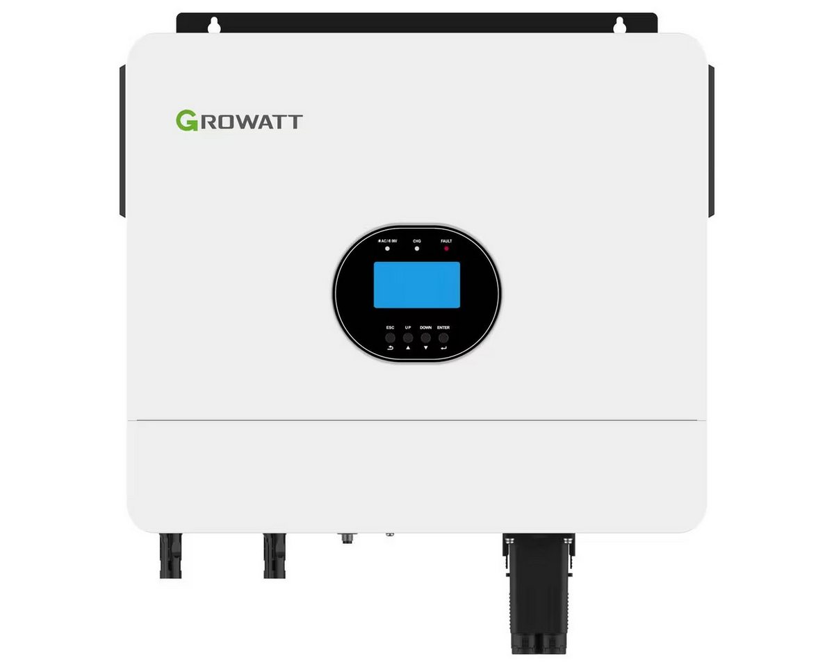 TZIpower Off-Grid Wechselrichter Growatt SPF ES 6kW mit Speicher 5kWh 10kWh PV Solarakkus