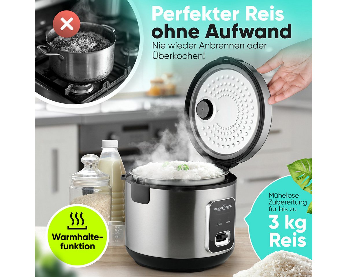 ProfiCook Reiskocher Proficook PC-RK 1285 Reiskocher Bild 2