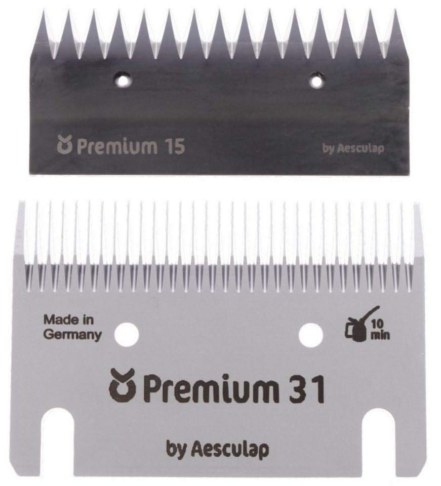 Kerbl Ersatzscherkopf Schermesser-Set Premium Rind und Pferd 31/15 Zähne Kerbl 18956 Bild 3