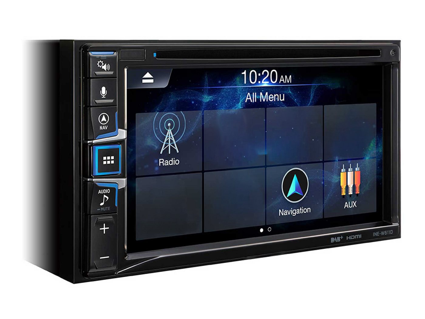 JUST SOUND best choice for caraudio Autoradio Einbauset Alpine Alpine INE-W611D Hyundai i20 GB Autoradio (RDS, AM/FM Radio, Animiertes Display, Freisprecheinrichtung, 2 DIN) Bild 4