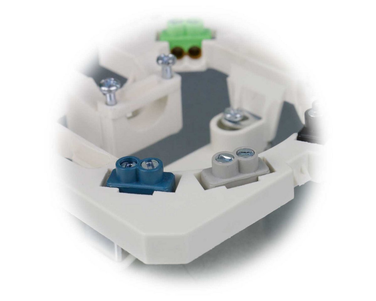 POLLMANN Herdanschlussdose UP mit Krallen, 5x2,5mm², weiß Elektroherd-Zuleitung Bild 2