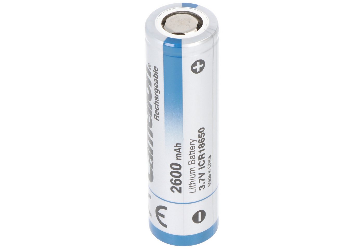 Camelion Li-ion Akku 18650 Camelion, Li-Ionen, 3.7V, 2600 mAh, 1 Stück, 64 x 1 Akku 2600 mAh (3,7 V) Bild 5