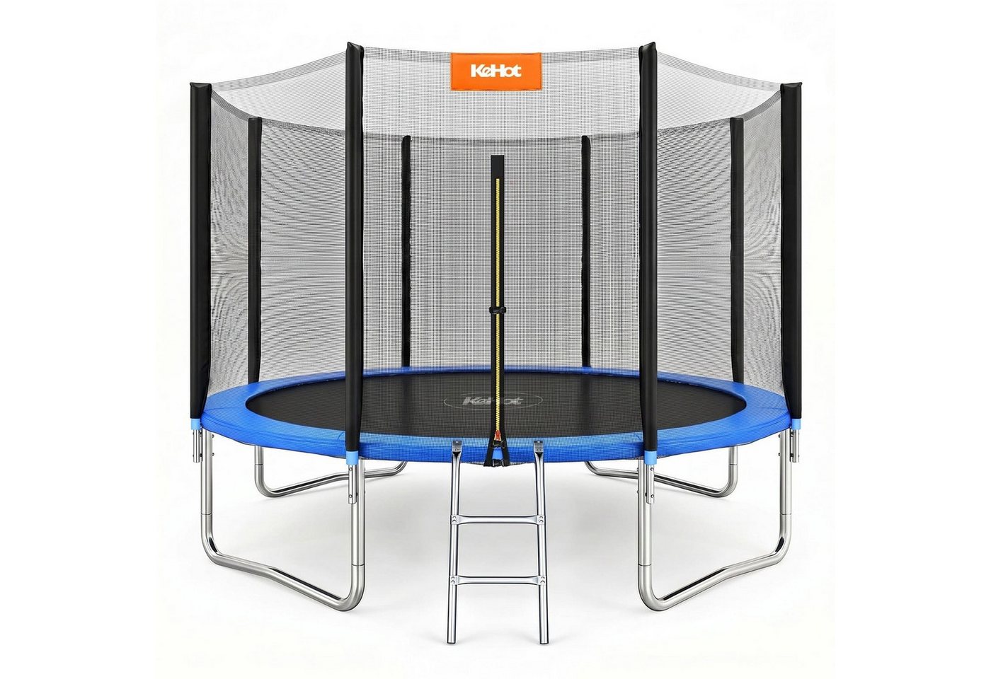 kehot Kindertrampolin Kinder Trampolin mit Sicherheitsnetz,Turnstange, Innen-/Außenbereich, Ø 305 cm, Stabil bis 150 kg für aktiven Spielspaß und gemeinsames Springen Bild 3