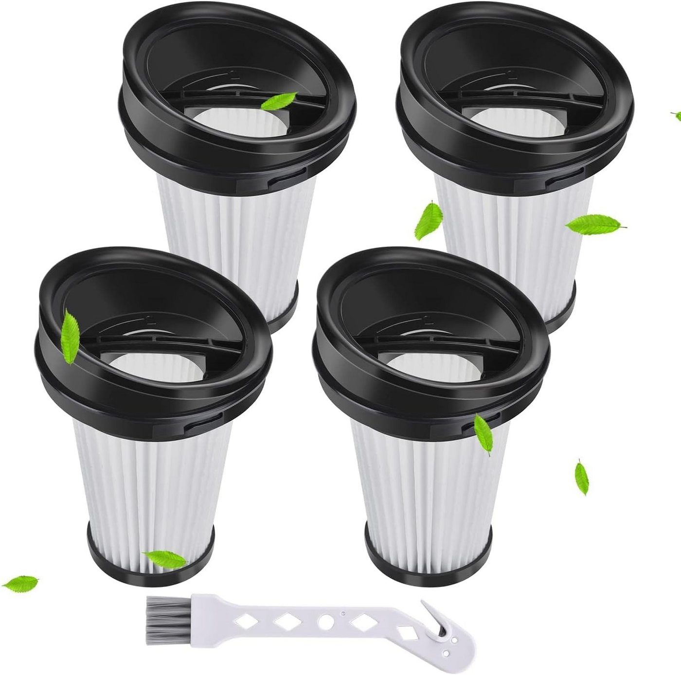 FELIXLEO Saugroboter Zubehör-Set 4 Filter für Grundig VCH9629 VCH9630 VCH9631 VCH9632 HEPA, (1-tlg) Bild 4