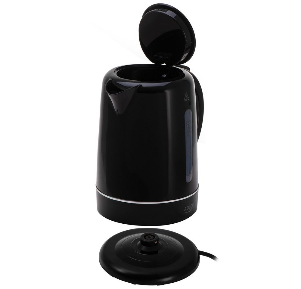 ADLER EUROPE Wasserkocher AD 1385b, 1,7 l, 2200 W, Kalkfilter, Edelstahl-Heizelement und automatische Abschaltung Bild 2