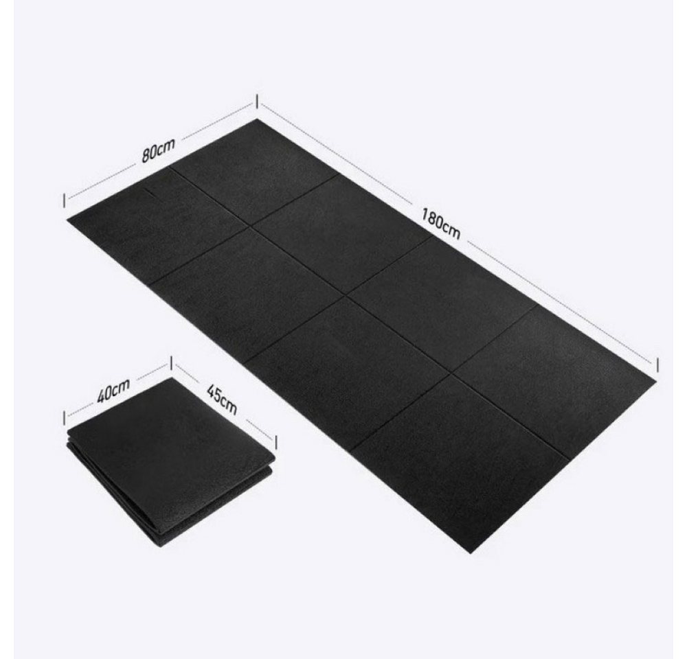 SUPERUN Bodenmatte Faltbare Glory Signature Laufbandmatte, 80 x 150 cm (1-St), Verschleißfeste Bodenschutz‑ & Bodenmatte für Heimfitness