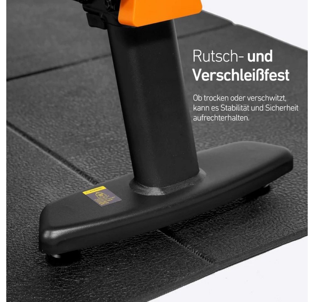 SUPERUN Bodenmatte Faltbare Glory Signature Laufbandmatte, 80 x 150 cm (1-St), Verschleißfeste Bodenschutz‑ & Bodenmatte für Heimfitness Bild 2