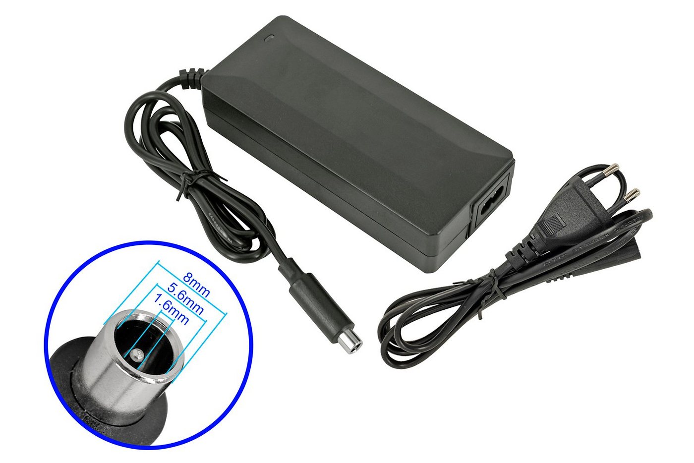 PowerSmart CPF081020E.104 Batterie-Ladegerät (2A 42V Netzteil für Ninebot von Segway Max G30)