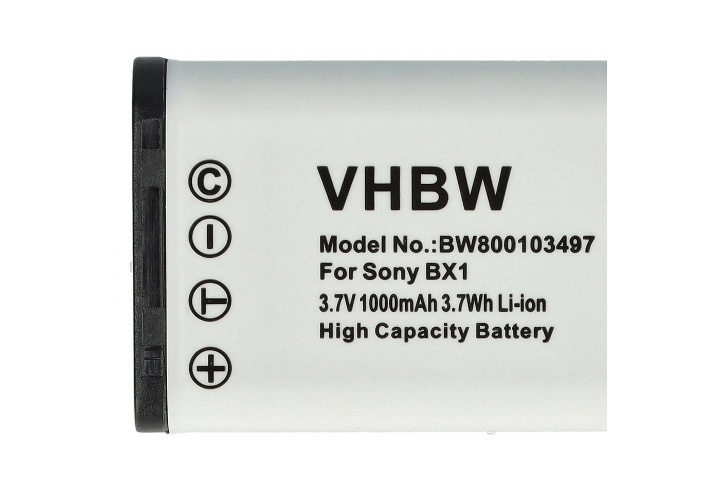 vhbw Akku passend für Sony ZV-1 II, ZV-1A, ZV-1F, ZV-1 Kamera / Foto / Kamera-Akku Akku Li-Ion 1000 mAh (3,6 V, 3 St), Leistungsfähige Austausch-Akkus für Digitalkamera, Spiegelreflexkamera Bild 3