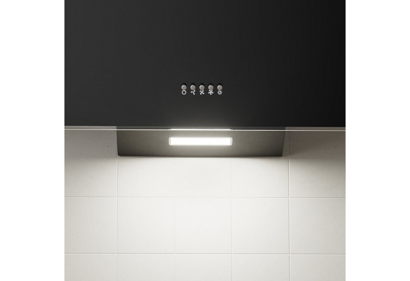 CIARRA Kopffreihaube VM6750B VM6750B, Dunstabzugshaube 60cm Kopffreie Schräghaube 350m³/h Abzugshaube Bild 2