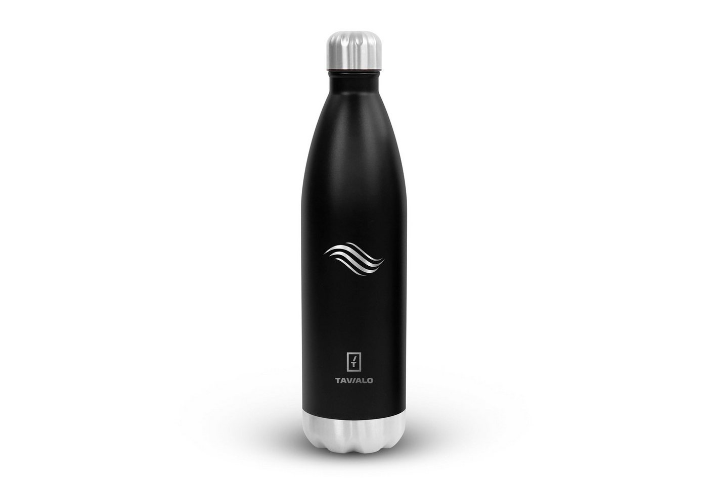 TAVIALO Isolierflasche Vakuum Isolierte Trinkflasche, Thermosflasche 1000ml (schwarz), für Reisen, Sport und Outdoor Aktivitäten, Auslaufsicher Bild 4