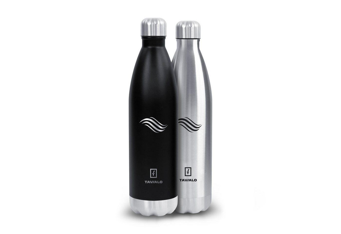TAVIALO Isolierflasche Vakuum Isolierte Trinkflasche, Thermosflasche 1000ml (schwarz), für Reisen, Sport und Outdoor Aktivitäten, Auslaufsicher Bild 5