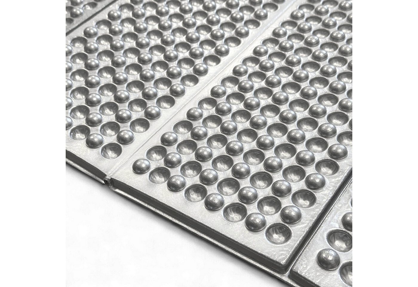 Spetebo Isomatte Camping Isomatte ultraleicht faltbar silber - 180 x 59 cm, (Anzahl, 1-tlg., Stück), ultraleichtes Gewicht Bild 2