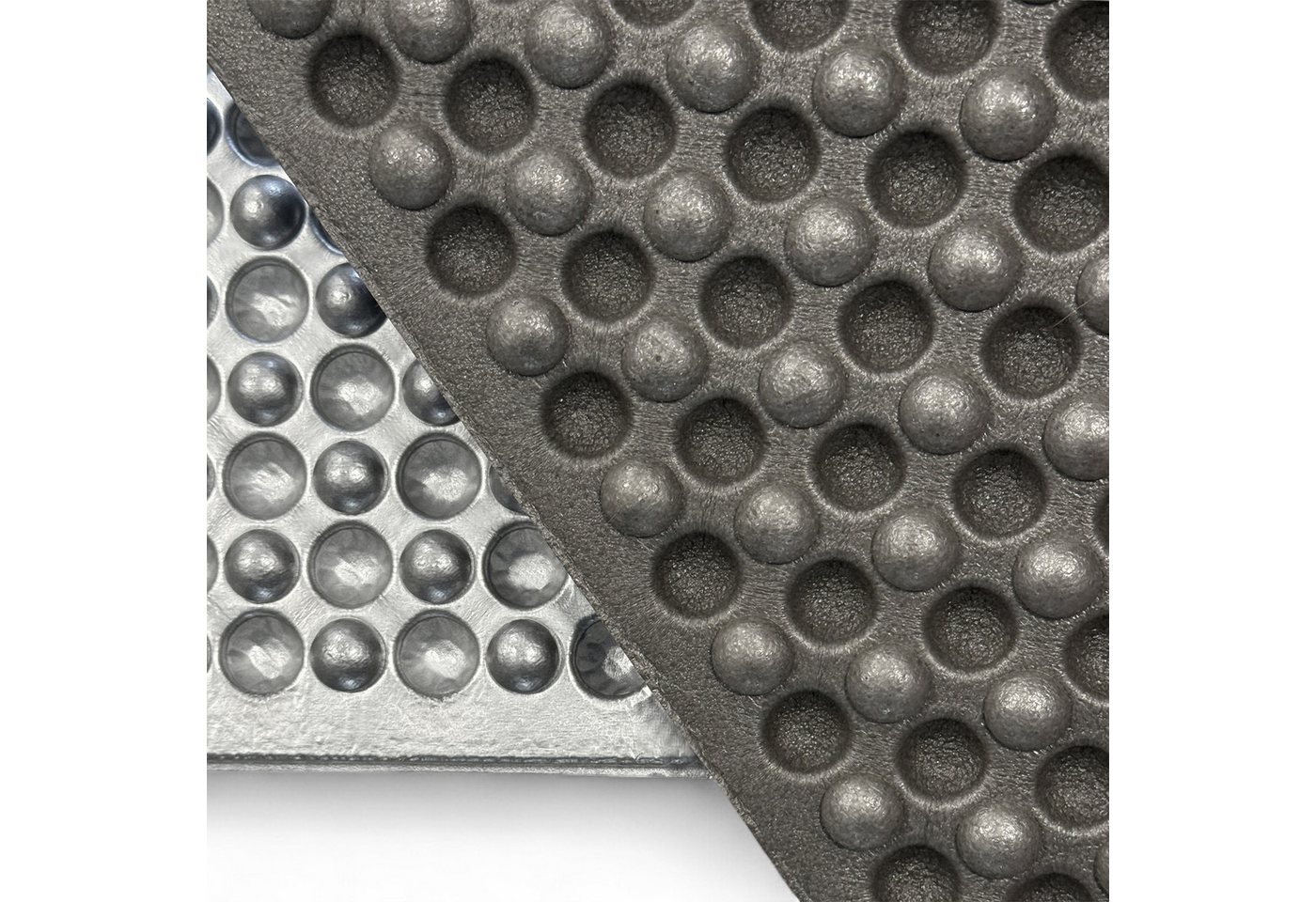 Spetebo Isomatte Camping Isomatte ultraleicht faltbar silber - 180 x 59 cm, (Anzahl, 1-tlg., Stück), ultraleichtes Gewicht Bild 3
