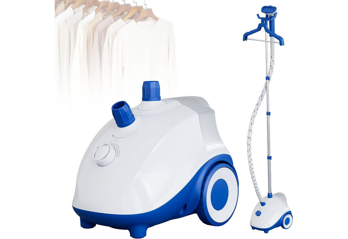 AIMAX Dampfbürste Steamer Dampfglätter 1.7L Wassertank Clothes Vertikaler Campfbügler, Dampfbürste 1500 W Steam Iron for Clothes Einsatzbereit in 45 Sekunden Bild 4