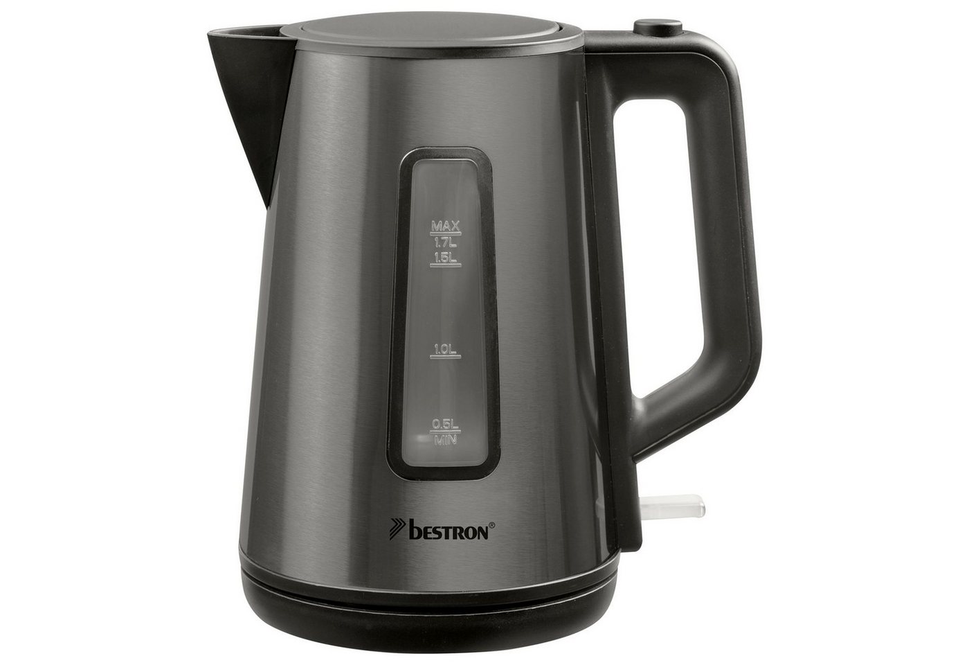 bestron Wasserkocher AWK1000TG, 1,7 l, 2200 W, 1.7 L - 2200 W