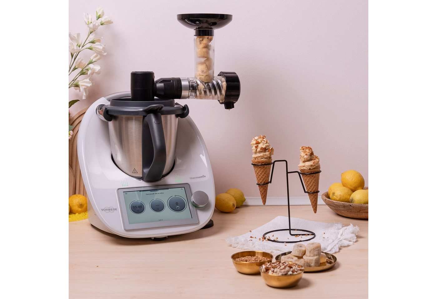 Wundermix Eisbereiteraufsatz, Zubehör für WunderCentix, Kitchen Aid Bild 2