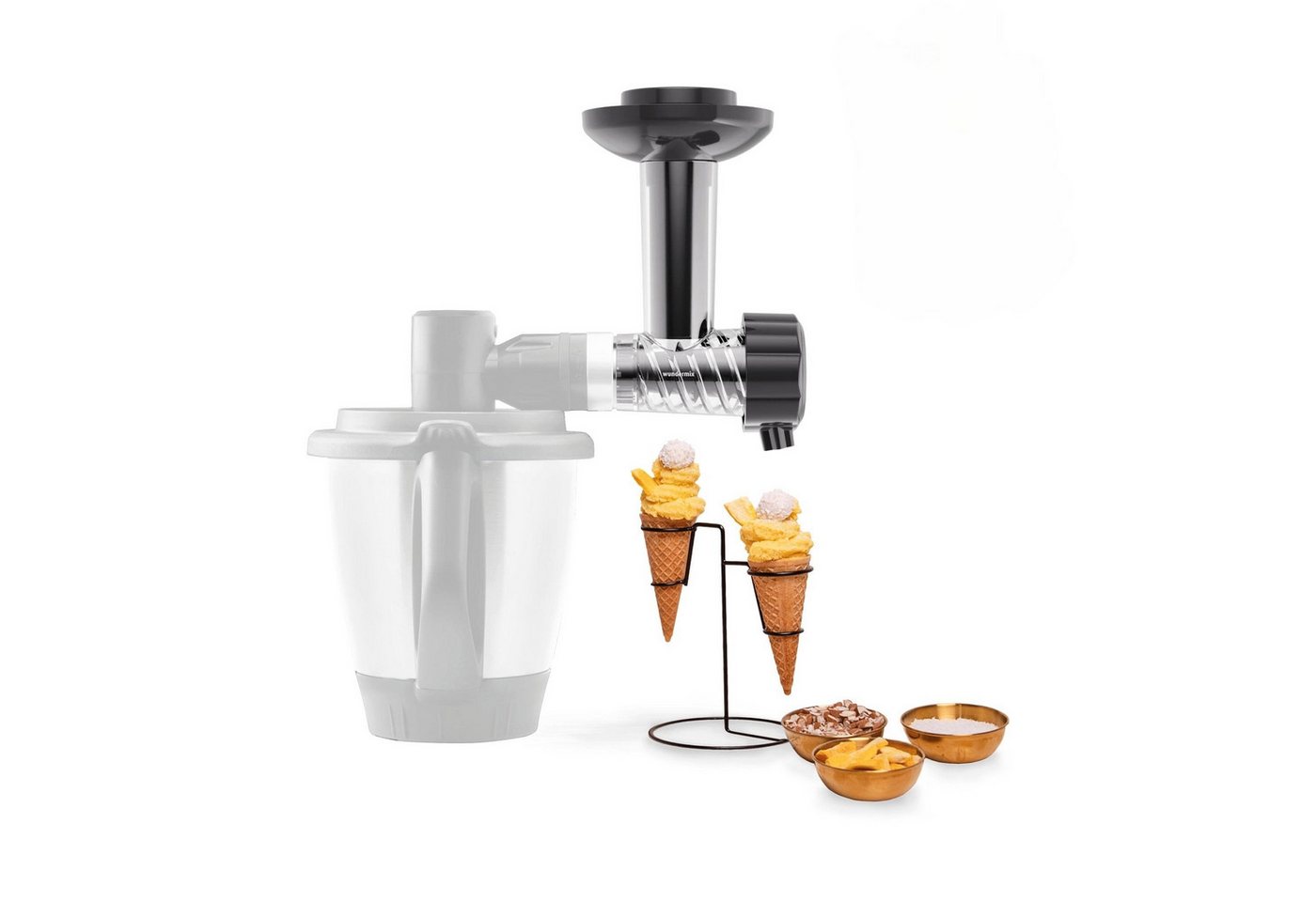 Wundermix Eisbereiteraufsatz, Zubehör für WunderCentix, Kitchen Aid Bild 4