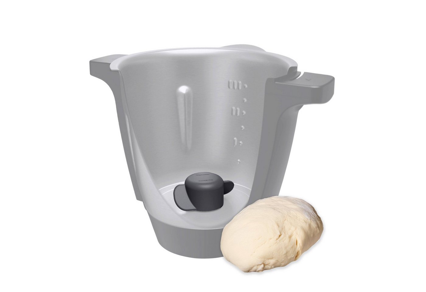 Wundermix Küchenmaschinen Zubehör-Set TeigMeister® für Monsieur Cuisine, Zubehör für MC Connect, MC Trend, MC Smart, "Monsieur Cuisine Compact", Kneteinsatz für perfekte Teige Bild 4